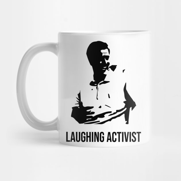 Laughing Activist Green Shirt Guy by sheepmerch